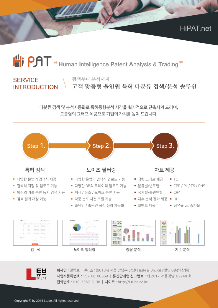 특허 다분류 검색/분석 솔루션